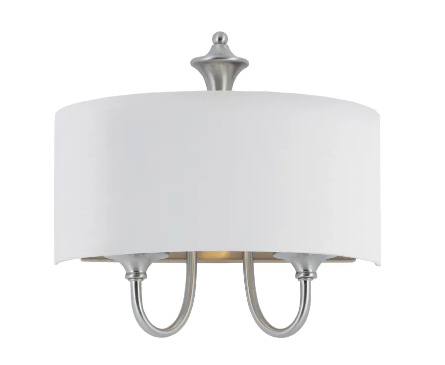 Bongo One Light Wall Sconce in Satin Nickel - Image 1