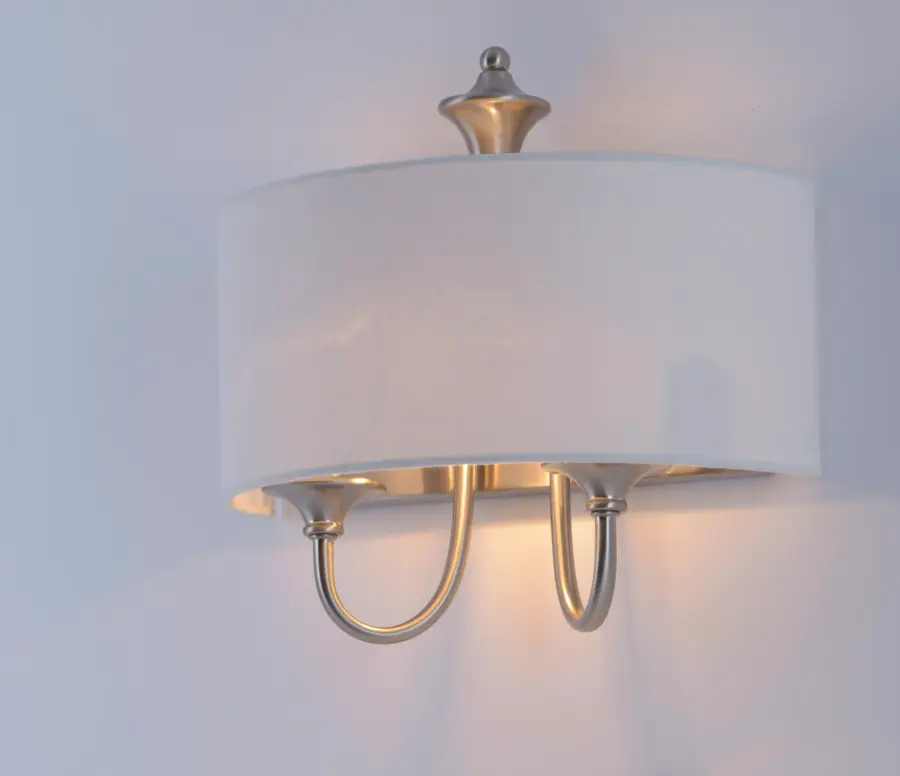 Bongo One Light Wall Sconce in Satin Nickel - Image 3