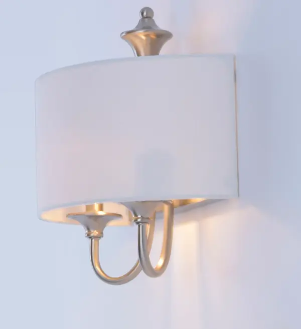 Bongo One Light Wall Sconce in Satin Nickel - Image 4
