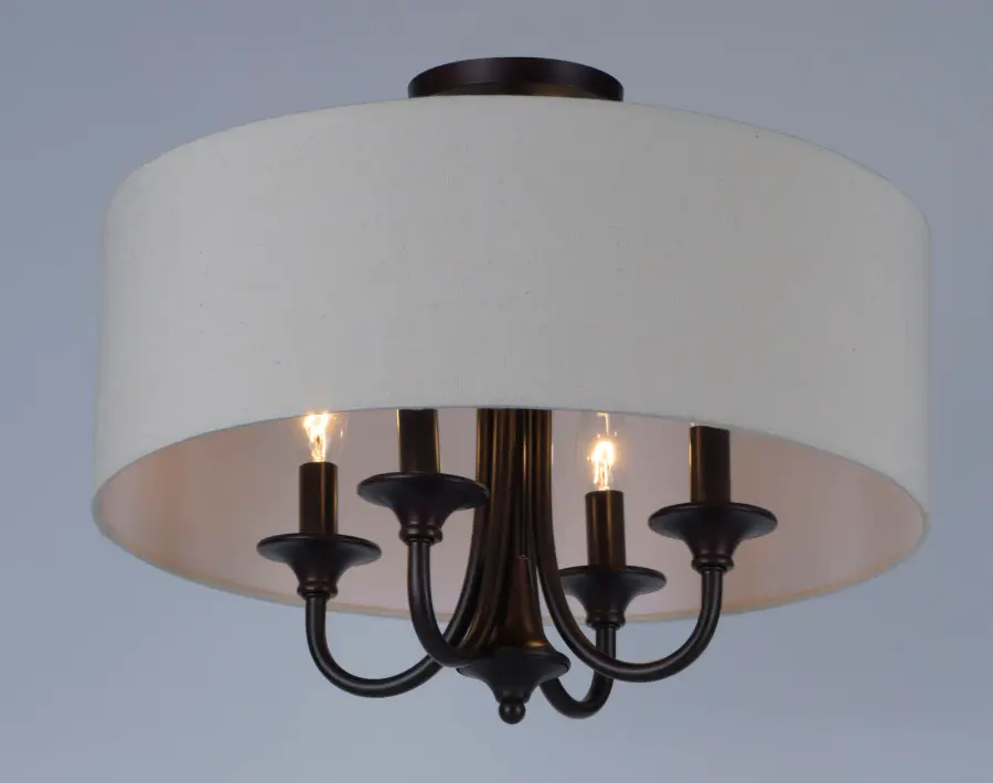 Bongo 4-Light Semi-Flush Mount in Oil Rubbed Bronze - Image 3