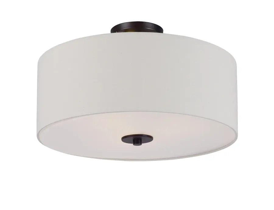 Bongo 3-Light Semi-Flush Mount in Oil Rubbed Bronze - Image 1