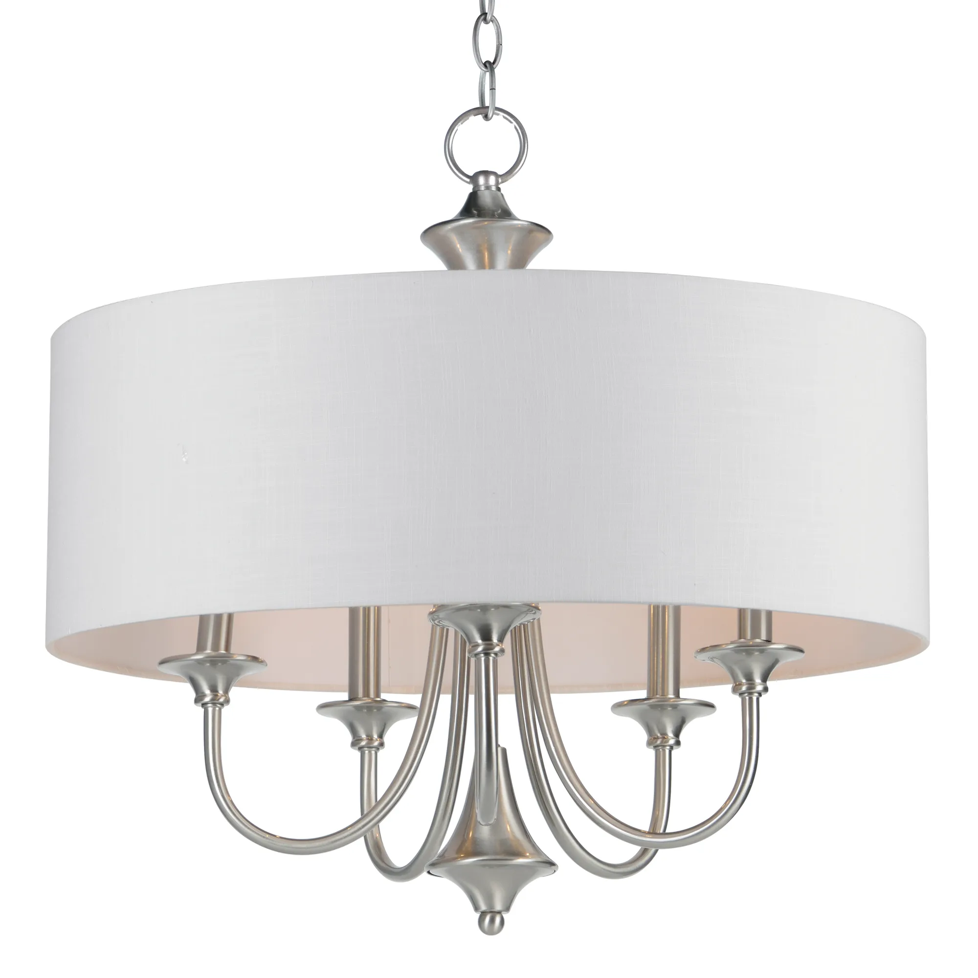 Bongo Five Light Pendant in Satin Nickel