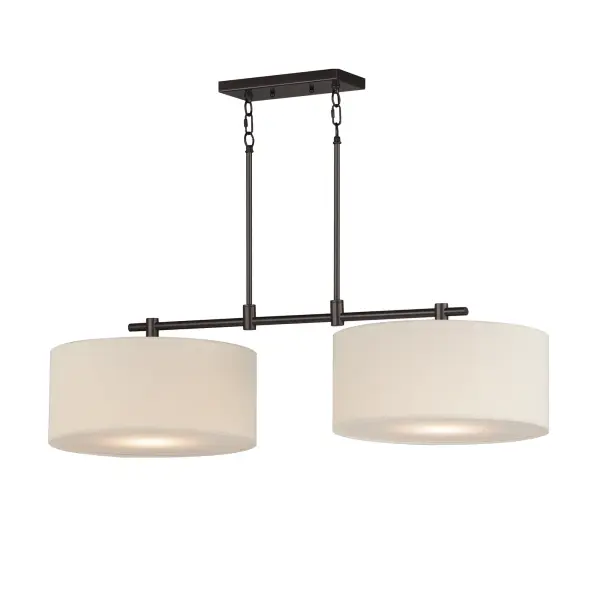 Bongo Two Light Linear Pendant in Oil Rubbed Bronze - Image 1