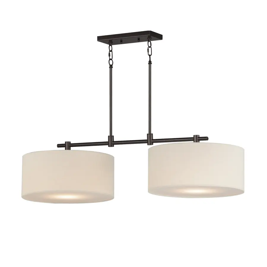 Bongo Two Light Linear Pendant in Oil Rubbed Bronze - Image 1