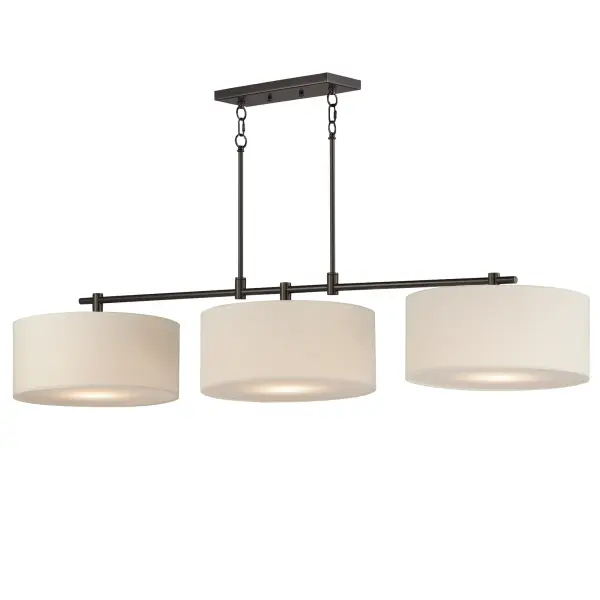 Bongo 3-Light Linear Pendant in Oil Rubbed Bronze - Image 1