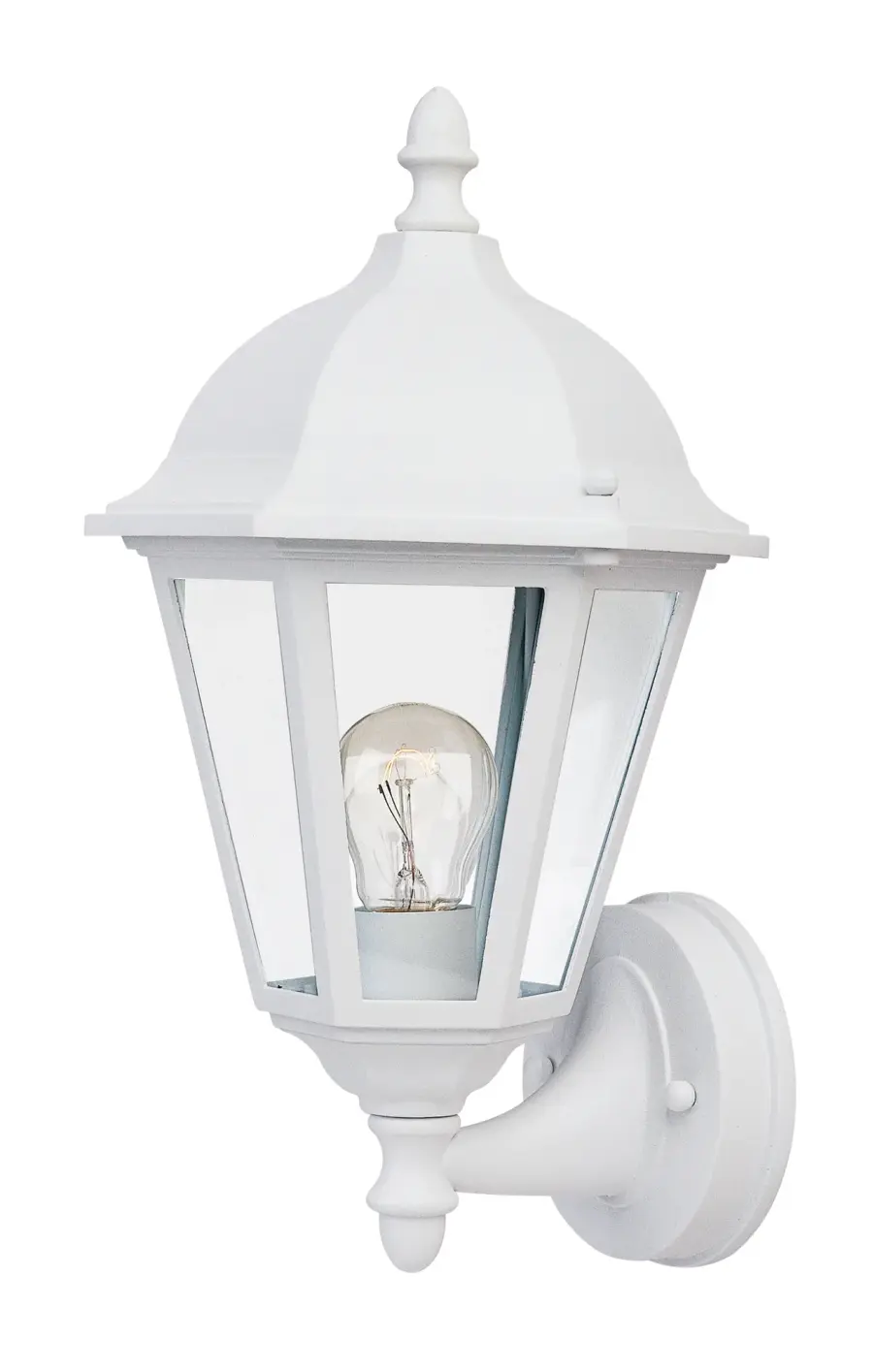 Westlake Outdoor Wall Lantern in White - Image 1