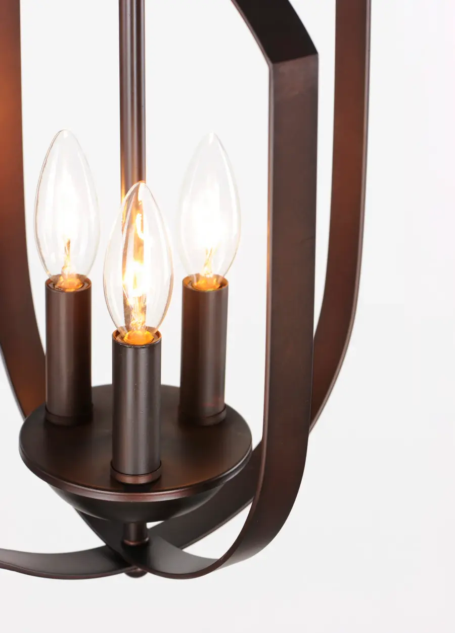 Provident 3-Light Chandelier in Oil Rubbed Bronze - Image 4
