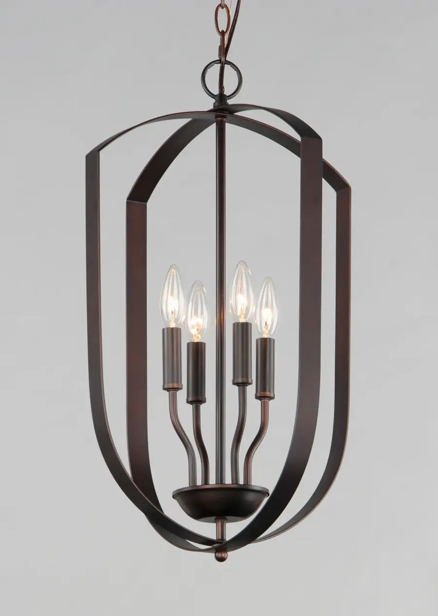 Provident 4-Light Chandelier in Oil Rubbed Bronze - Image 3