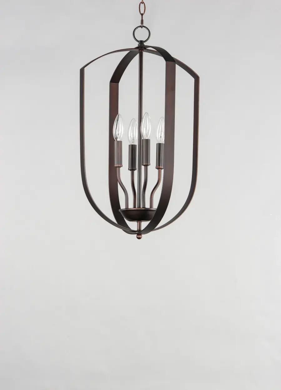 Provident 4-Light Chandelier in Oil Rubbed Bronze - Image 4