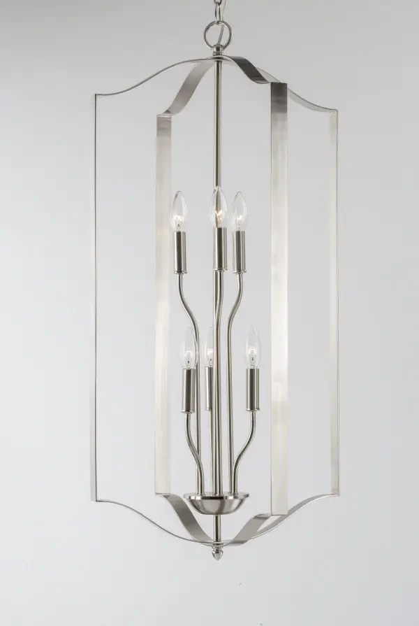Provident 6-Light Chandelier in Satin Nickel - Image 2