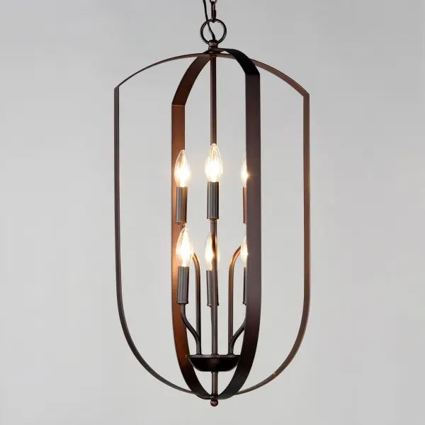 Offered in a variety of shapes and sizes, the Provident collection offers a trending style at value engineered pricing. The pivoting metal bands in your choice of Oiled Rubbed Bronze or Satin Nickel are available in sizes that fit many coordinating locations. - alternate view