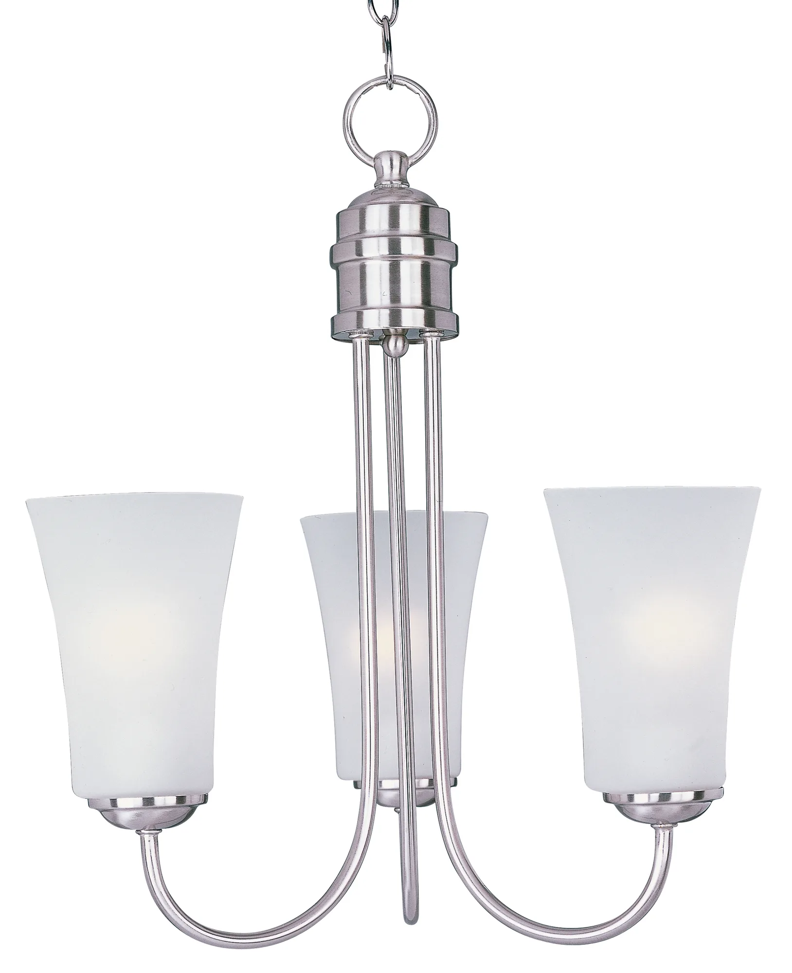 Logan 3-Light Chandelier in Satin Nickel