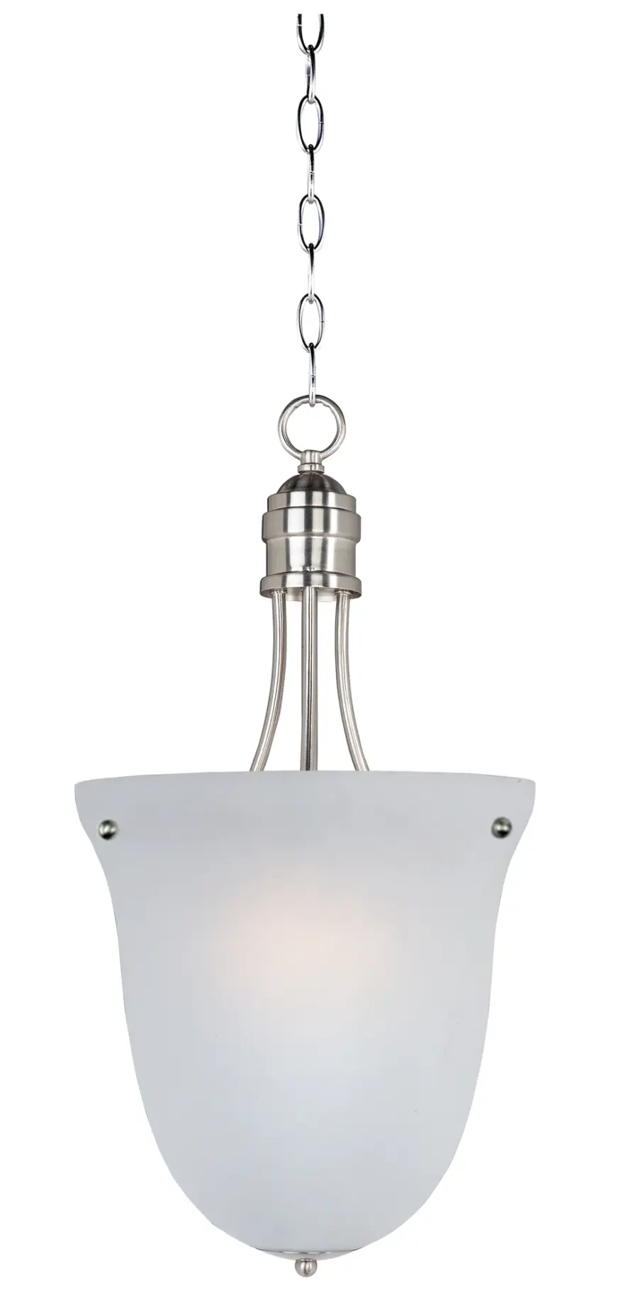Logan Three Light Pendant in Satin Nickel - Image 1