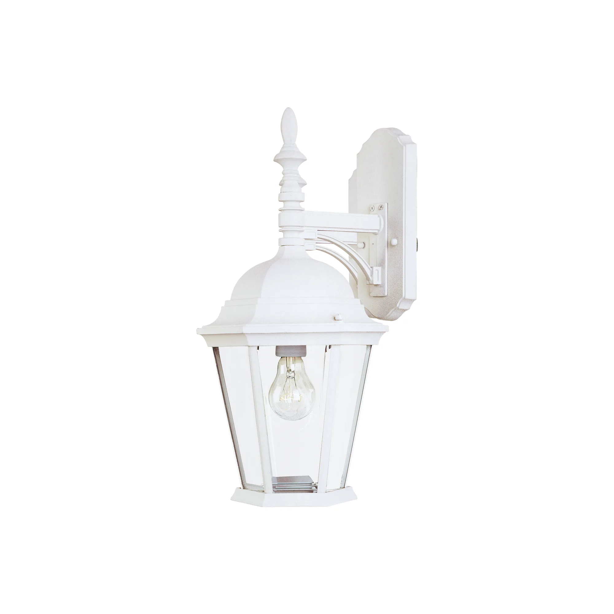 Westlake One Light Outdoor Wall Lantern in White