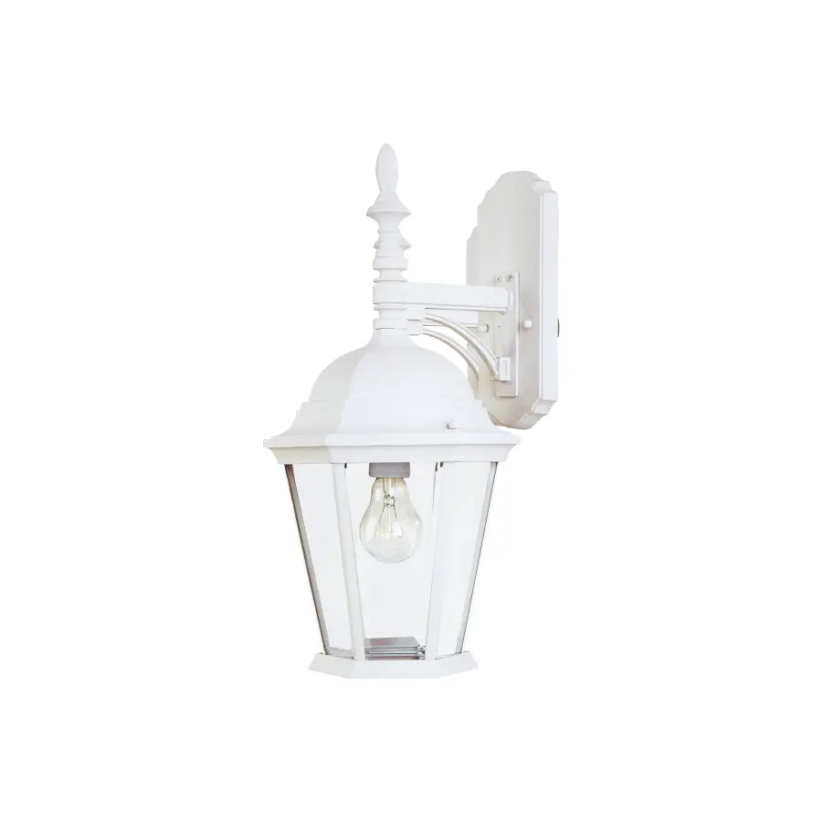 Westlake Outdoor Wall Lantern in White - Image 1