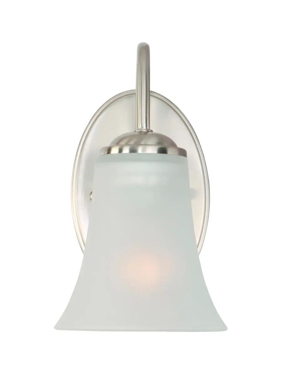 Logan One Light Bath Vanity in Satin Nickel - Image 3