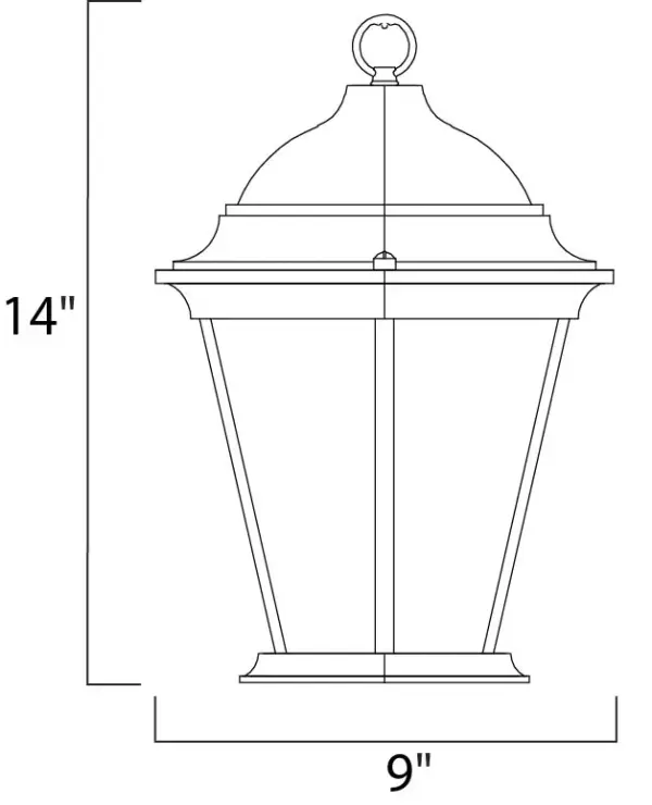 Westlake is a transitional style from Maxim Lighting International in Black, Rust Patina, Empire Bronze, or White finish. - alternate view