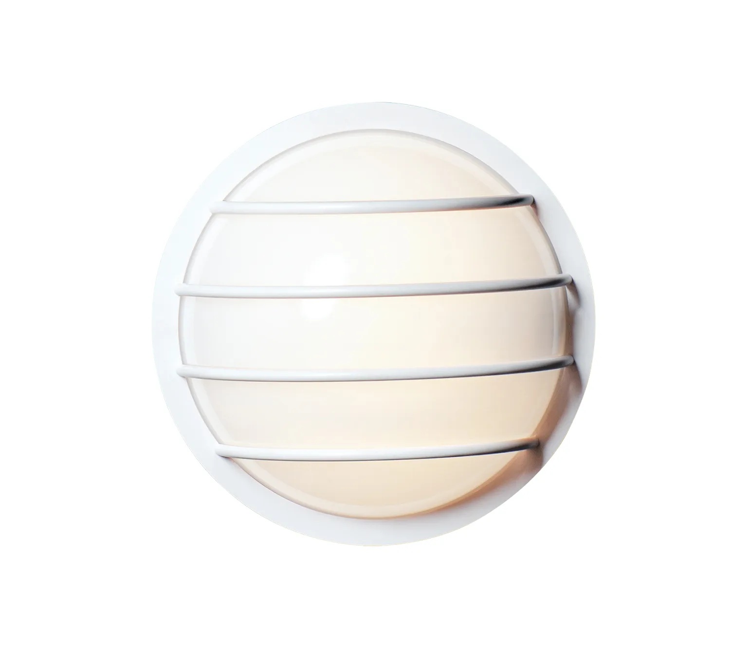 Bulwark One Light Outdoor Wall Lantern in White