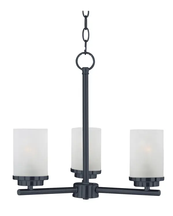 Minimalistic frames in a variety of brilliant finishes with your choice of either frosted or clear glass shades. While its sleek simplicity are modern in design, the Corona perfectly shines in any indoor application or style. Collection: Corona Finish: Black Glass: Frosted Width: 16.50" Height: 18.00" Length: 16.50" Weight: 6.24 lb Chain: 36" Wire: 120" Canopy: 5.12"x5.12"x0.79" Number of Bulbs: 3 Maximum Wattage: 60.00 W Bulb Type: A19 Bulb Base: E26 Medium Light Source: Incandescent Dimmable Voltage: 120.00 V Material: Steel, Glass Safety Listing: cULus Safety Rating: Dry Manufacturer Warranty: 1 Spec Sheet Instructions Parts Diagram