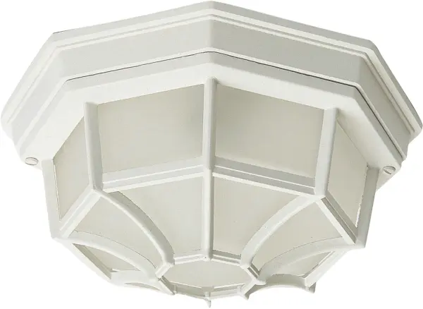Crown Hill is a traditional, early American style collection from Maxim Lighting International, available in multiple finishes. Collection: Crown Hill Finish: White Glass: Frosted Width: 10.75" Height: 4.75" Length: 10.75" Weight: 3.60 lb Canopy: 7``x4.5`` Number of Bulbs: 2 Maximum Wattage: 60.00 W Bulb Type: A19 Bulb Base: E26 Medium Light Source: Incandescent Light Output: 1344.00 lm Dimmable Rated Average Life: 2500 Voltage: 120.00 V Material: Aluminum, Glass Safety Listing: cETLus Safety Rating: Damp Manufacturer Warranty: 1 Spec Sheet Instructions Parts Diagram