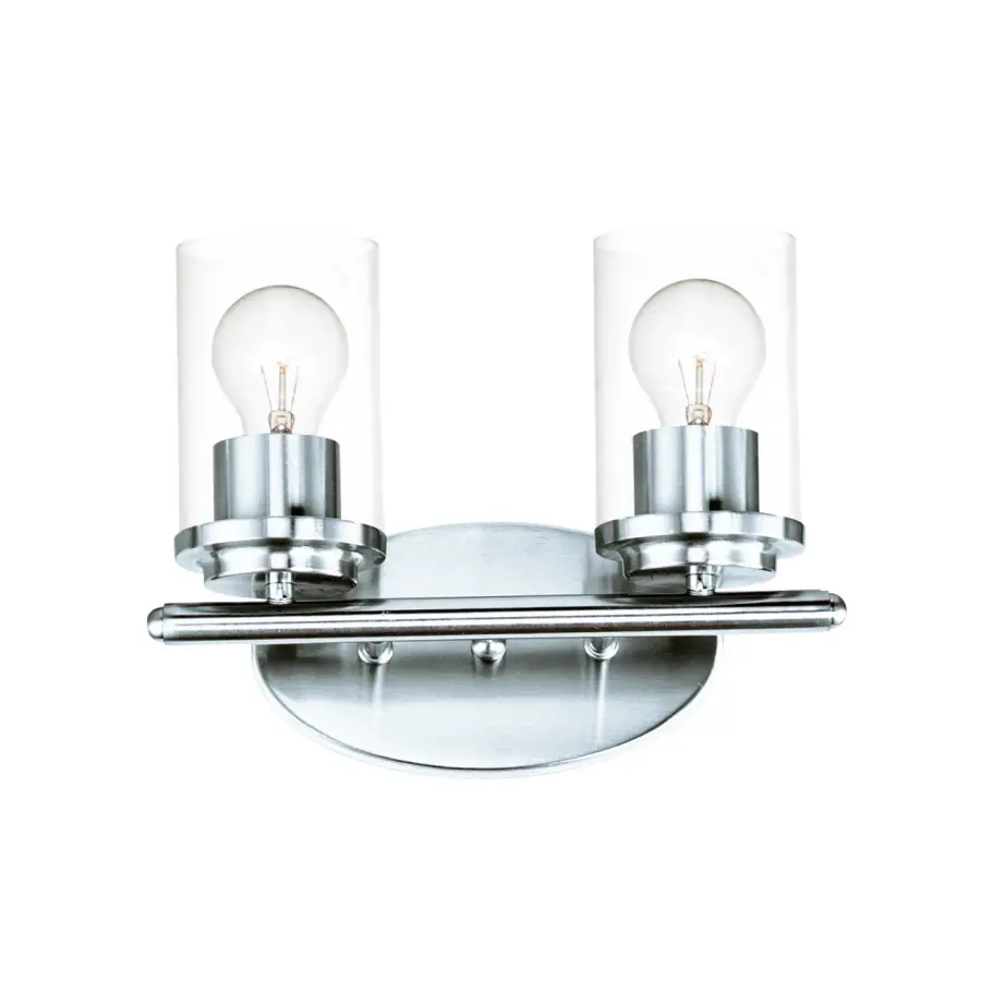 Corona Two Light Bath Vanity in Polished Chrome - Image 1
