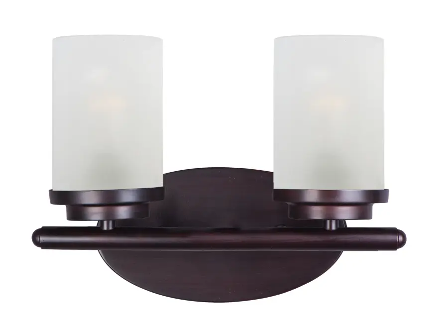 Corona Two Light Bath Vanity in Oil Rubbed Bronze - Image 1