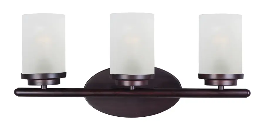 Corona 3-Light Bath Vanity in Oil Rubbed Bronze - Image 1