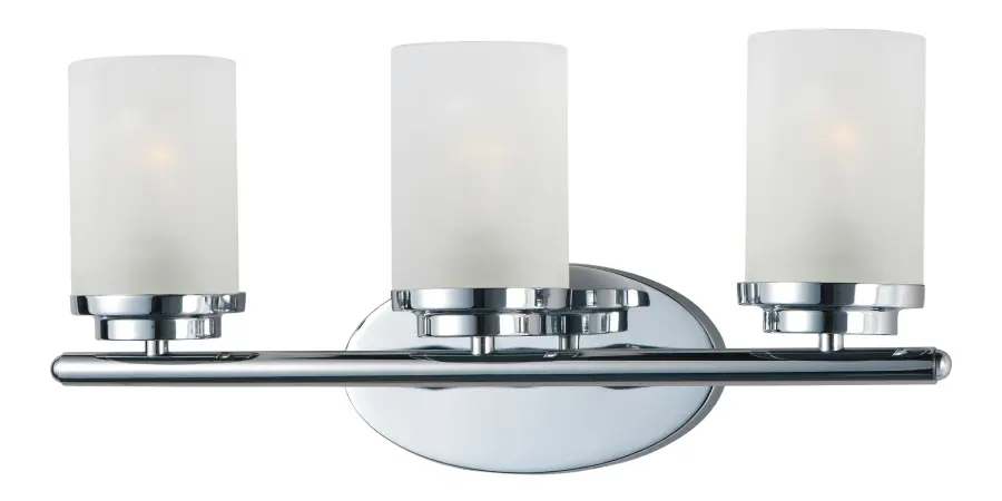 Corona 3-Light Bath Vanity in Polished Chrome - Image 1