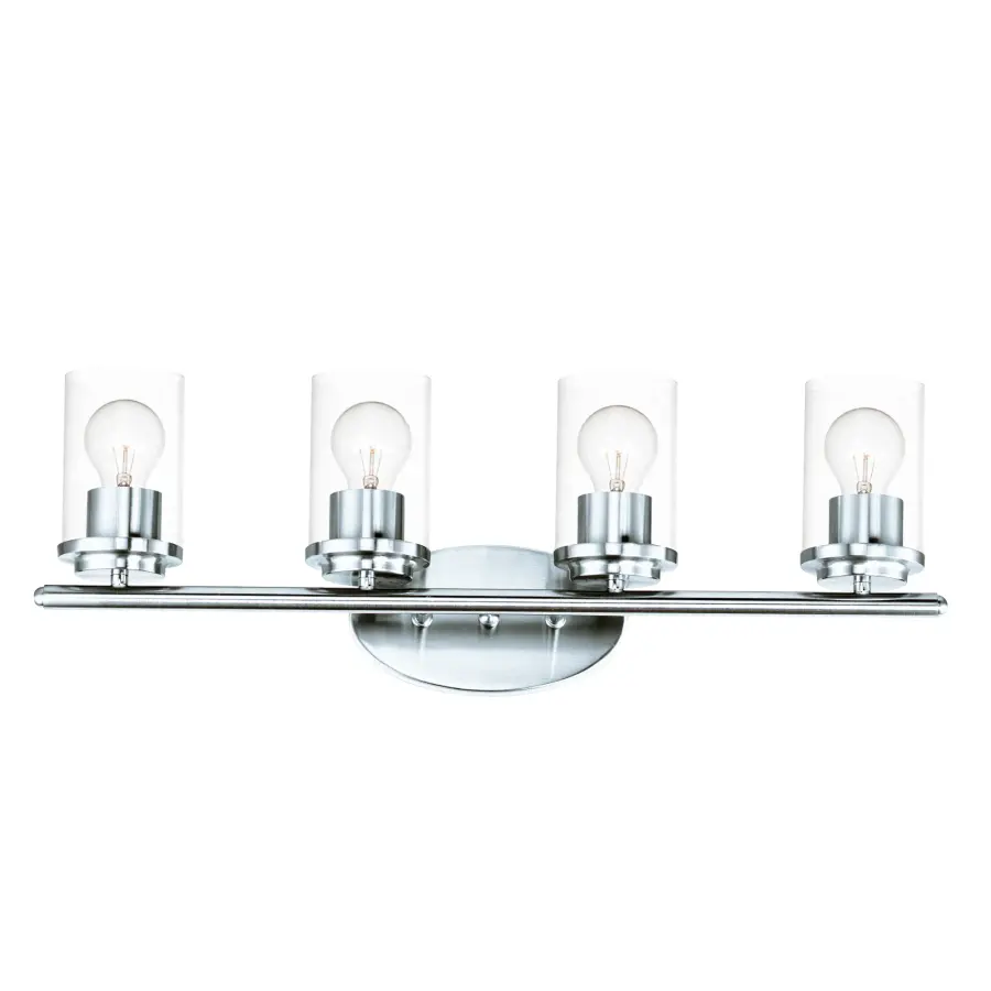 Corona 4-Light Bath Vanity in Polished Chrome - Image 1