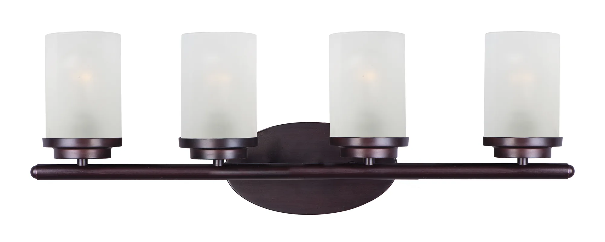 Corona Four Light Bath Vanity in Oil Rubbed Bronze