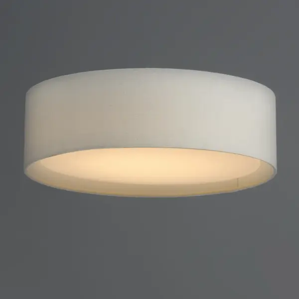 Drum shades in a variety of fabrics and materials are a core lighting offering. Flush mounts, pendants, and ADA sconces are available in options of linen, organza, grasscloth, and sound absorbing grey felt shades. An internal acrylic diffuser, illuminated by an evenly dispersed powerful LED light source, directs light downward and produces an ambient glow inside the outer shade. This lens features a crisp and tidy twist-lock mechanism that eliminates any visible hardware. whether it is put in a residential or commercial context, this collection meets the necessary application needs while adding style to the space. Collection: Prime Width: 20.00" Height: 5.50" Length: 20.00" Weight: 6.31 lb Wire: 6" Canopy: 17.75"x17.75"x1.35" Bulbs Included Number of Bulbs: 5 Maximum Wattage: 6.50 W Bulb Type: PCB Bulb Base: PCB Integrated Light Source: LED Light Output: 2000.00 lm Color Temperature: 3000 K CRI: 90 Rated Average Life: 35000 Voltage: 120.00 V Material: Steel, Acrylic, Fabric Safety Listing: cETLus Safety Rating: Dry LED Manufacturer Warranty: 5 Spec Sheet Instructions Parts Diagram - alternate view