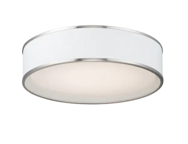 Drum shades in a variety of fabrics and materials are a core lighting offering. Flush mounts, pendants, and ADA sconces are available in options of linen, organza, grasscloth, and sound absorbing grey felt shades. An internal acrylic diffuser, illuminated by an evenly dispersed powerful LED light source, directs light downward and produces an ambient glow inside the outer shade. This lens features a crisp and tidy twist-lock mechanism that eliminates any visible hardware. whether it is put in a residential or commercial context, this collection meets the necessary application needs while adding style to the space.