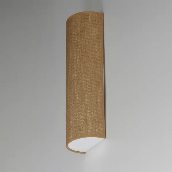 Prime LED Wall Sconce in Grasscloth - Image 4