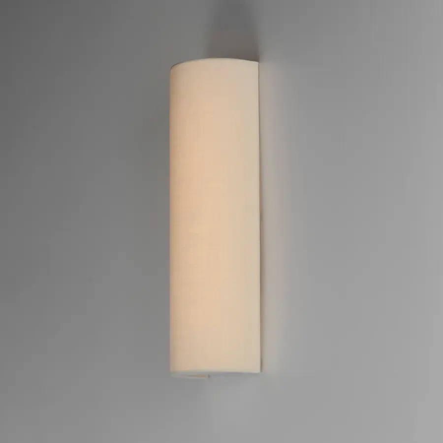 Prime LED Wall Sconce in Oatmeal Linen - Image 4