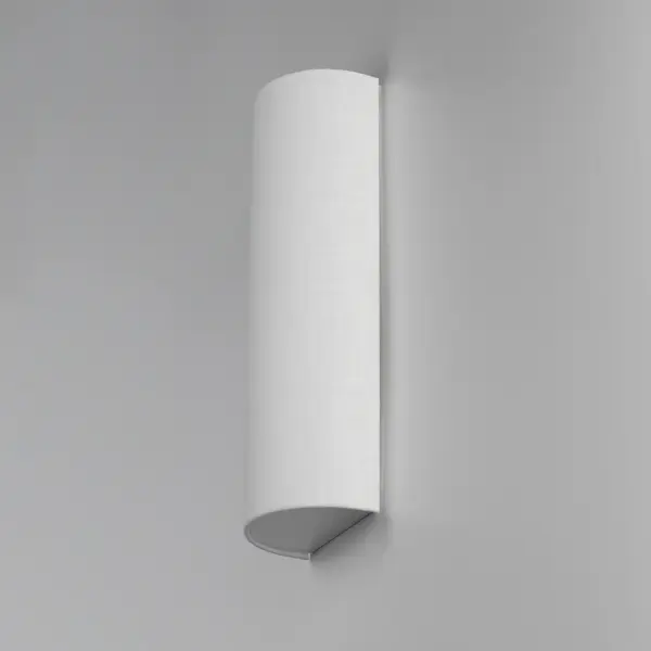 Prime LED Wall Sconce in White Linen - Image 4