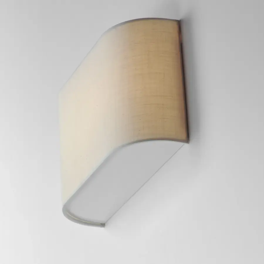 Prime LED Wall Sconce in Oatmeal Linen - Image 4