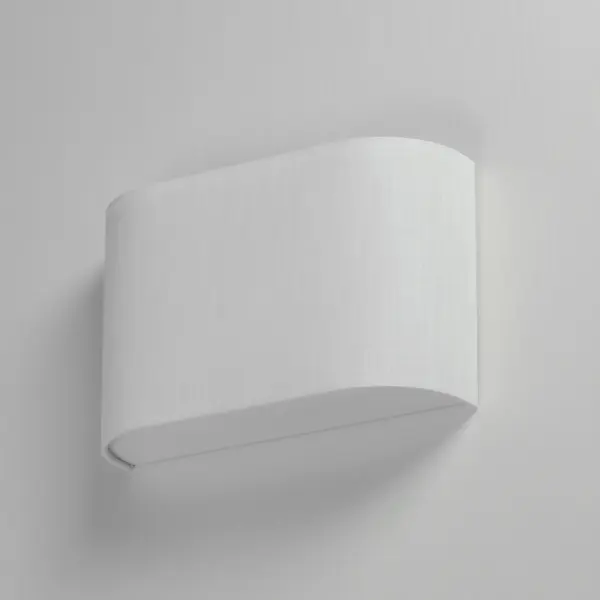 Prime LED Wall Sconce in White Linen - Image 4