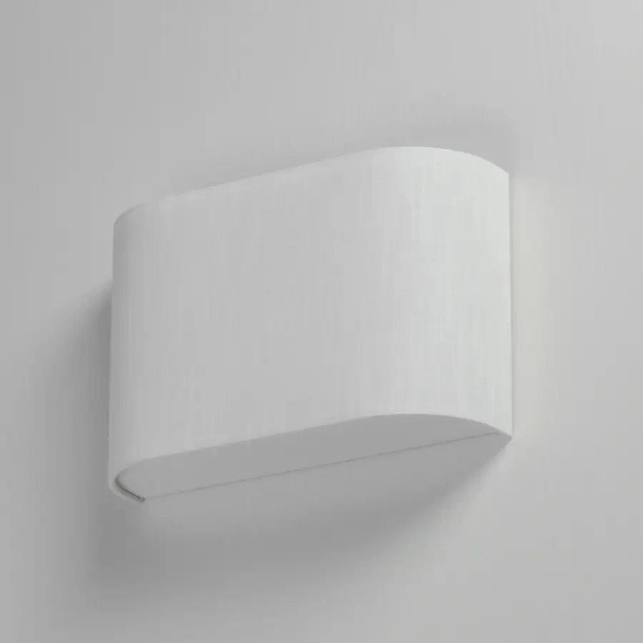 Prime LED Wall Sconce in White Linen - Image 4