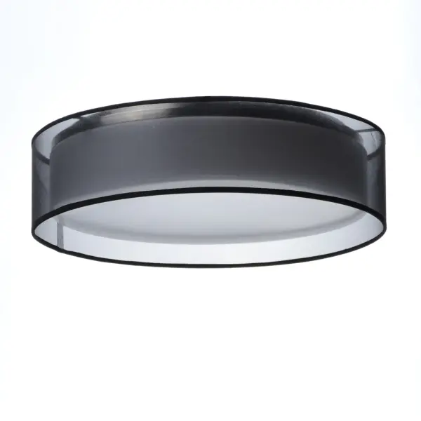 Drum shades in a variety of fabrics and materials are a core lighting offering. Flush mounts, pendants, and ADA sconces are available in options of linen, organza, grasscloth, and sound absorbing grey felt shades. An internal acrylic diffuser, illuminated by an evenly dispersed powerful LED light source, directs light downward and produces an ambient glow inside the outer shade. This lens features a crisp and tidy twist-lock mechanism that eliminates any visible hardware. whether it is put in a residential or commercial context, this collection meets the necessary application needs while adding style to the space. - alternate view