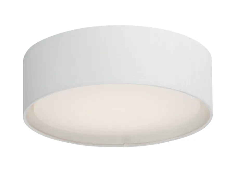 Prime LED Flush Mount - 16" Fabric Drum - Image 1