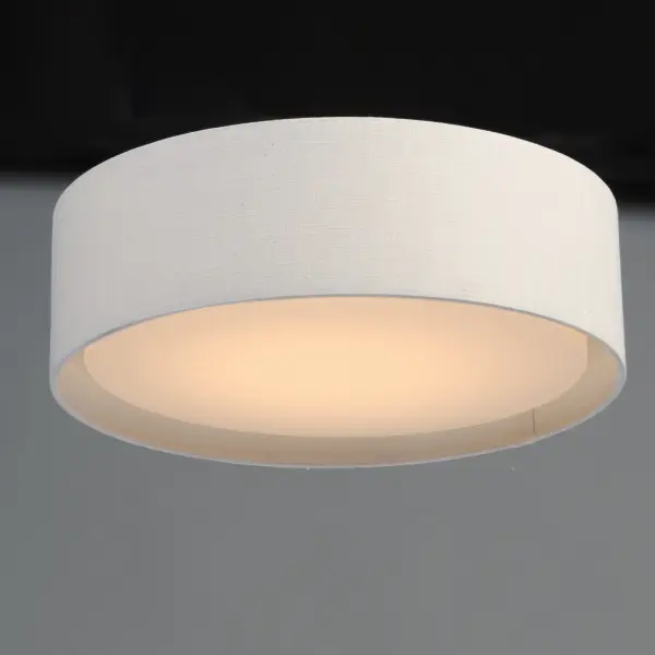 Prime LED Flush Mount - 20" Fabric Drum - Image 3