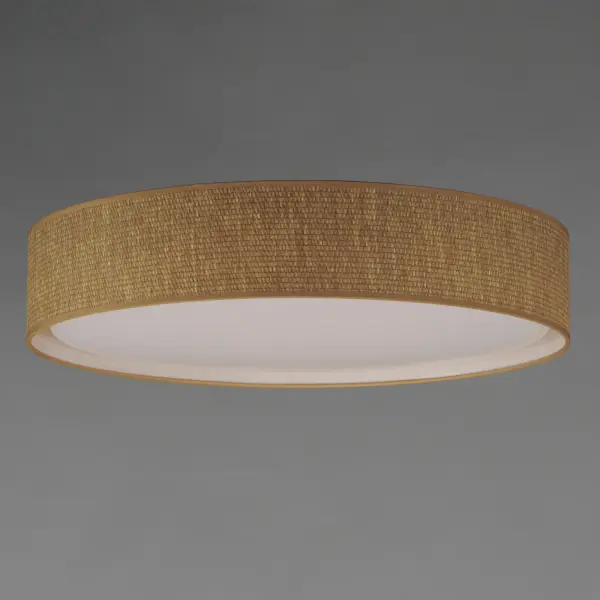 Drum shades in a variety of fabrics and materials are a core lighting offering. Flush mounts, pendants, and ADA sconces are available in options of linen, organza, grasscloth, and sound absorbing grey felt shades. An internal acrylic diffuser, illuminated by an evenly dispersed powerful LED light source, directs light downward and produces an ambient glow inside the outer shade. This lens features a crisp and tidy twist-lock mechanism that eliminates any visible hardware. whether it is put in a residential or commercial context, this collection meets the necessary application needs while adding style to the space. - alternate view
