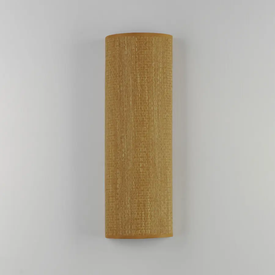 Prime LED Wall Sconce in Grasscloth - Image 2