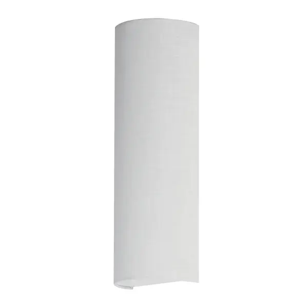 Prime LED Wall Sconce in White Linen - Image 1