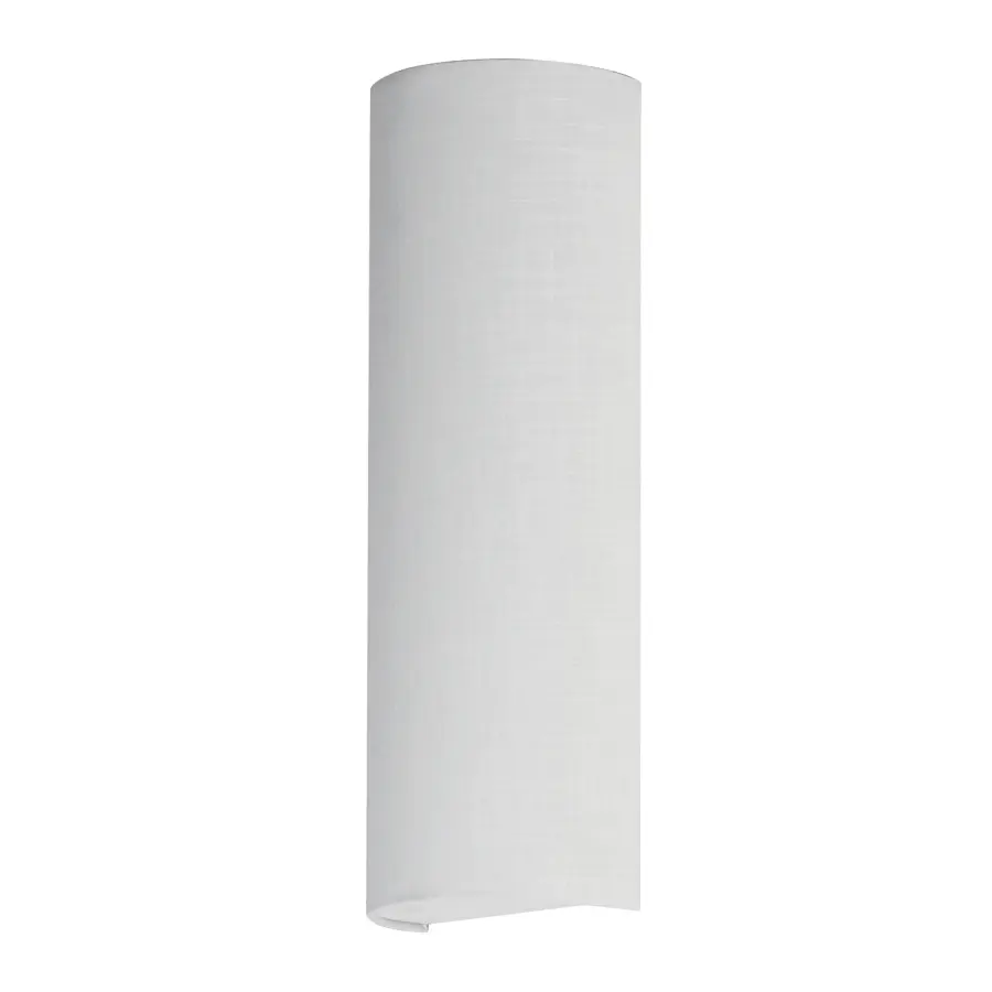 Prime LED Wall Sconce in White Linen - Image 1