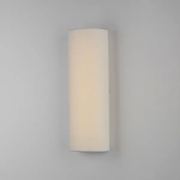 Prime LED Wall Sconce in White Linen - Image 3