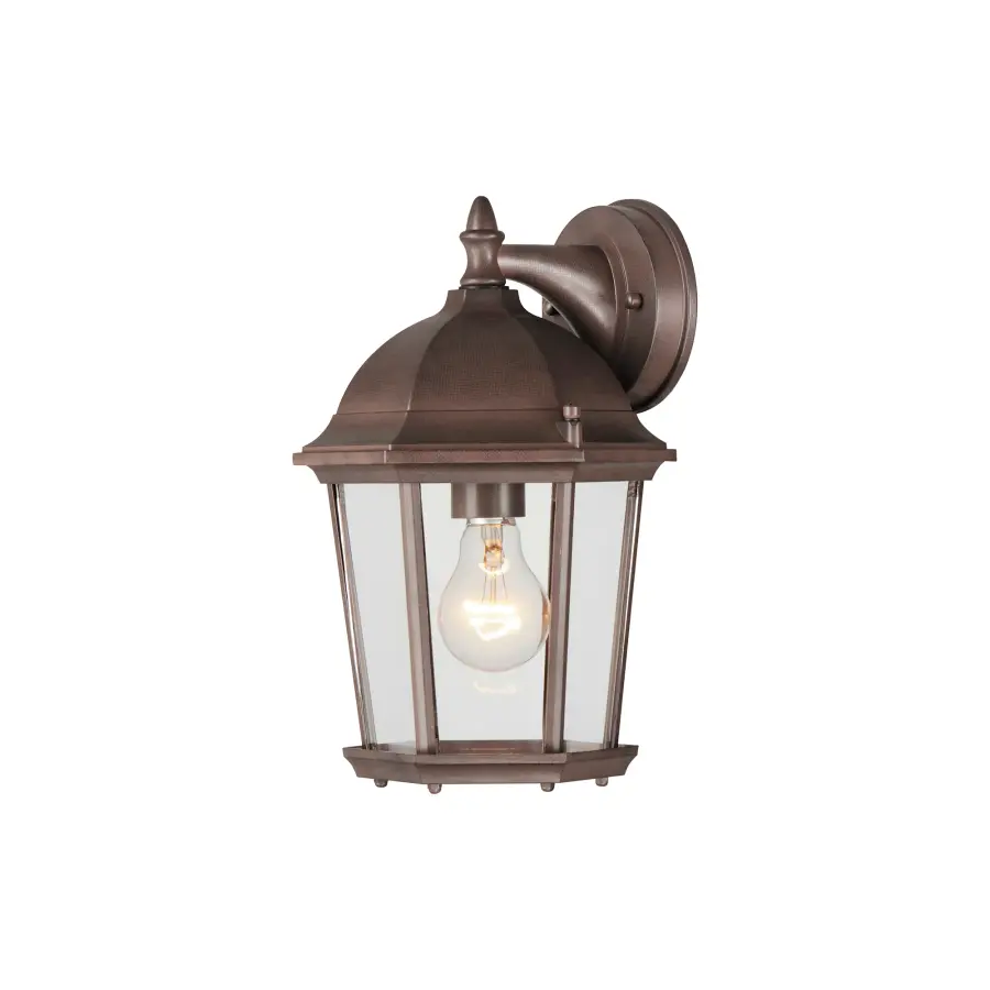 Builder Cast Outdoor Wall Lantern in Empire Bronze - Image 1