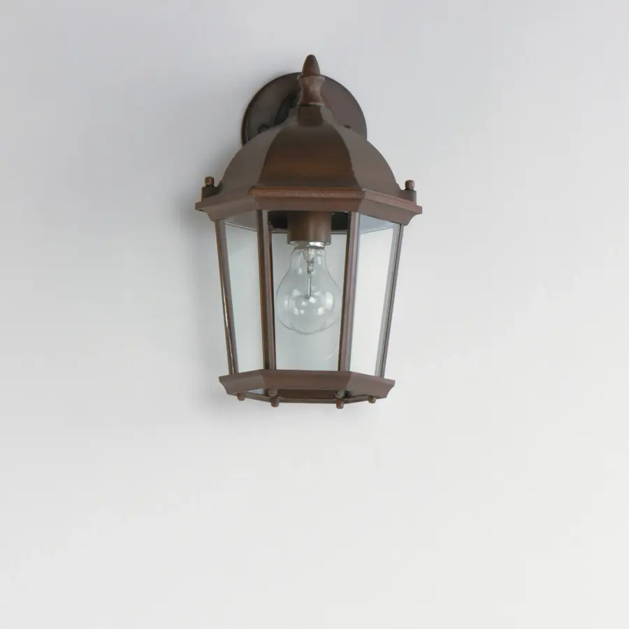 Builder Cast Outdoor Wall Lantern in Empire Bronze - Image 2