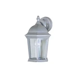 Builder Cast Outdoor Wall Lantern in Pewter