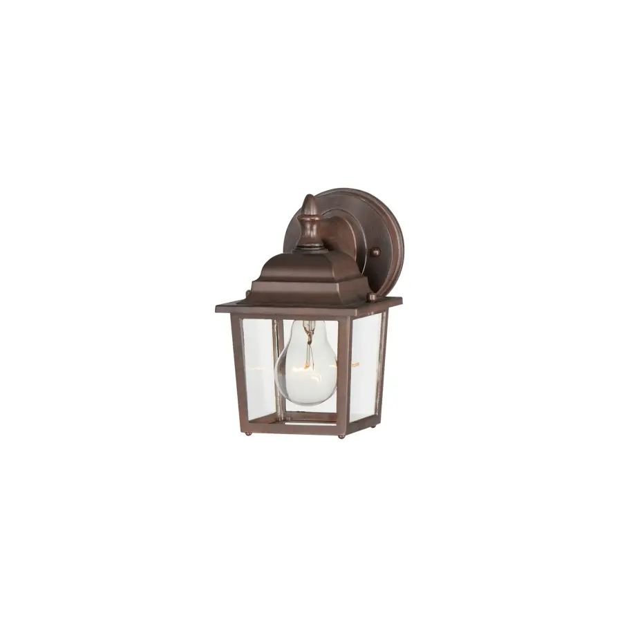 Builder Cast Outdoor Wall Lantern in Empire Bronze - Image 1